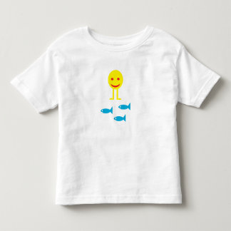 Gehen mit Fischen Kleinkind T-shirt