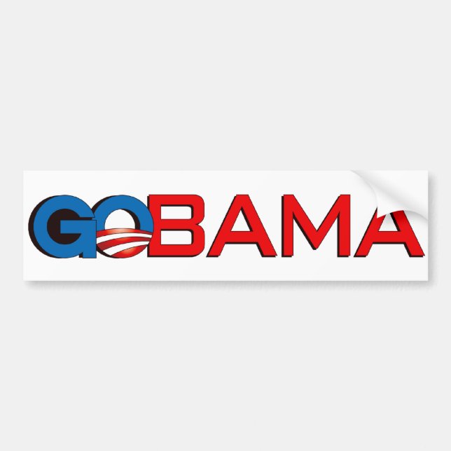 gehen Obama-Autoaufkleber Autoaufkleber (Vorne)