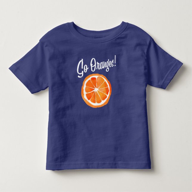 Gehen Orangen! Kleinkind-T - Shirt (Vorderseite)