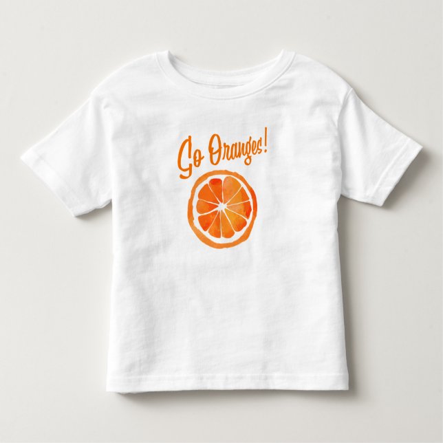 Gehen Orangen! Kleinkind-T - Shirt (Vorderseite)