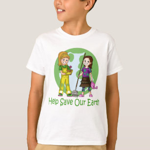 Gehen Pinky und Erdnuss-T - Shirt grüner