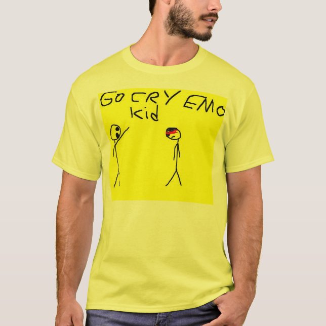 gehen Schrei emo Kind T-Shirt (Vorderseite)