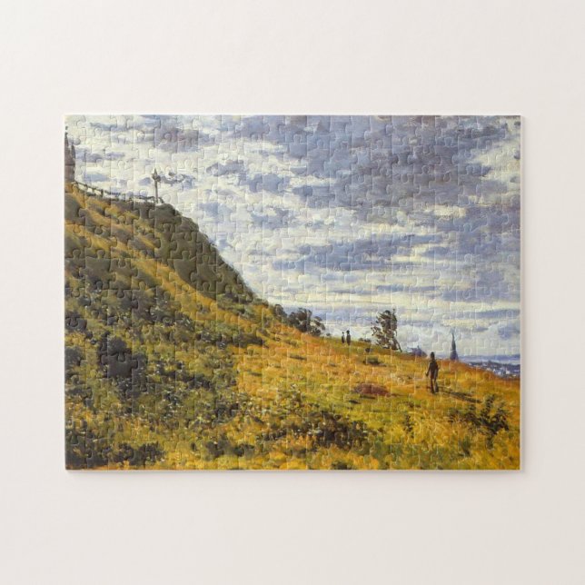 Gehen Sie auf den Klippen von Sainte-Adresse Monet Puzzle (Horizontal)