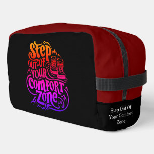 Gehen Sie aus Ihrer Komfort-Zone heraus Waschbeutel