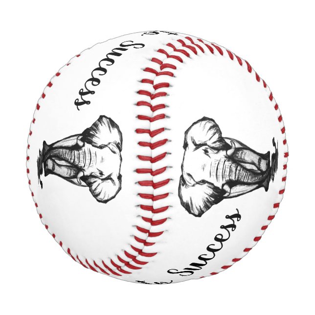 Gehen Sie direkt zum Erfolg Baseball (Schrägansicht)