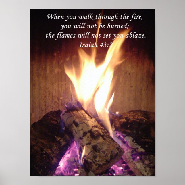 Gehen Sie durch das Feuer Poster (Vorne)