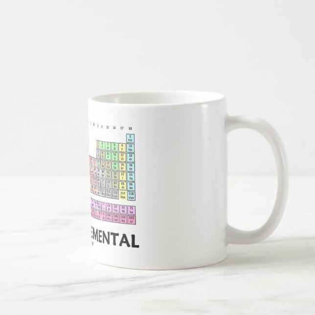 Gehen Sie einfach elementar (Periodensystem der Tasse (Rechts)