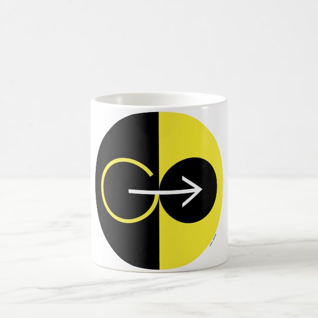 Gehen Sie einfach! Kaffeetasse (Mittel)