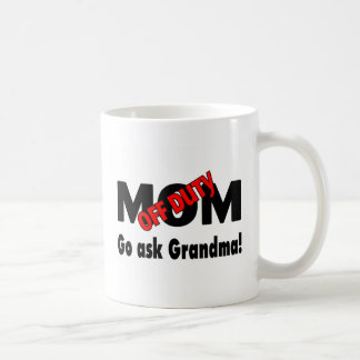 Gehen Sie fragt Großmutter (dienstfreie Mama) Tasse