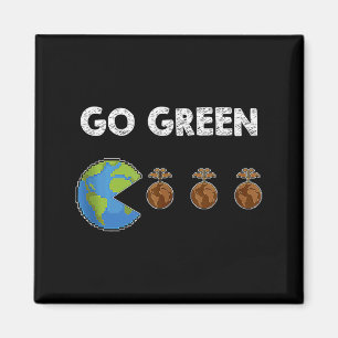 Gehen Sie Grüne Erde Tag T Shirt_7  Magnet
