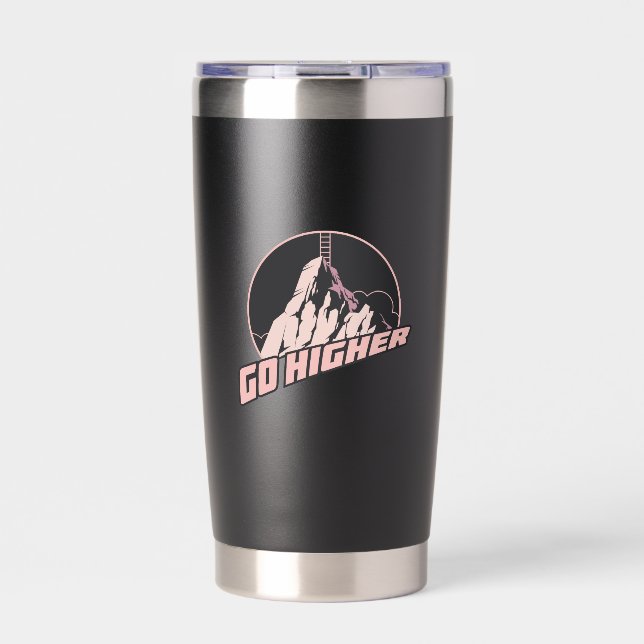 Gehen Sie höher insulated Tumbler Thermobecher (Vorderseite)