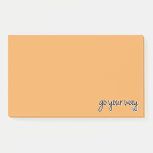 gehen Sie Ihre Post-it-Notizen Post-it Klebezettel