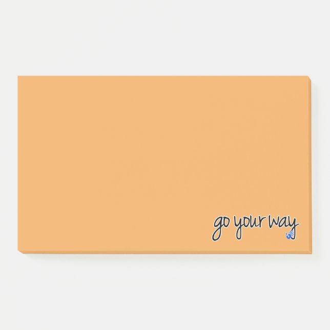 gehen Sie Ihre Post-it-Notizen Post-it Klebezettel (Vorderseite)