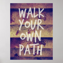 Gehen Sie Ihren eigenen Weg