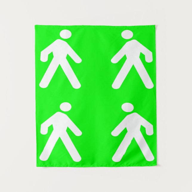 Gehen Sie im Grünen Wandteppich (Vorderseite)