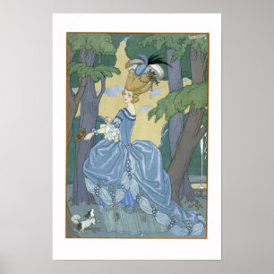 Gehen Sie in den Wald, Illustration für 'Partys Poster