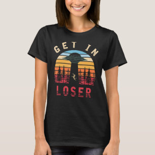 Gehen Sie in die lockere Ufo-Science Fiction Retro T-Shirt