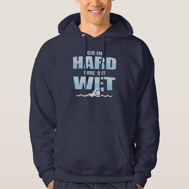 Gehen Sie in stark Hoodie (Vorderseite)