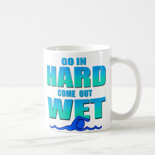 Gehen Sie in stark Kaffeetasse