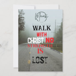 Gehen Sie mit dem Handgelenk ohne Stärken verloren Einladung