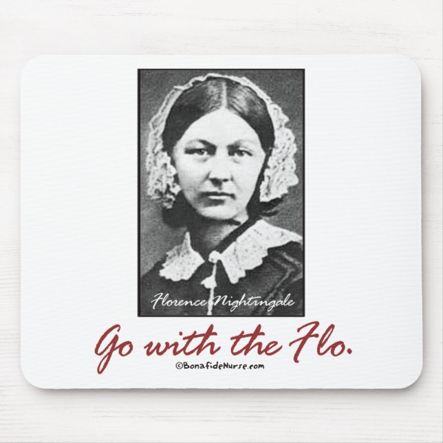 Gehen Sie mit Florence Nightingale Mousepad (Vorne)