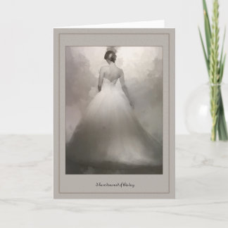 Gehen Sie mit mir den Aisle entlang Einladung