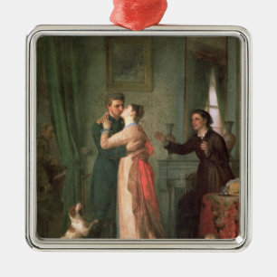 Gehen Sie nach dem Krieg, 1878 zurück Silbernes Ornament
