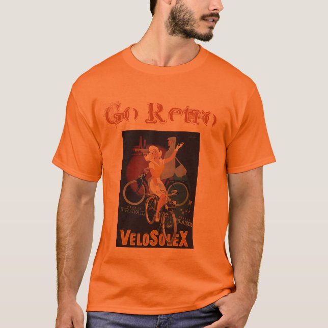 Gehen Sie Retro T-Shirt (Vorderseite)
