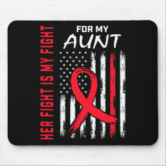 Gehen Sie Rot, ihr Kampf gegen die Herzkrankheit d Mousepad