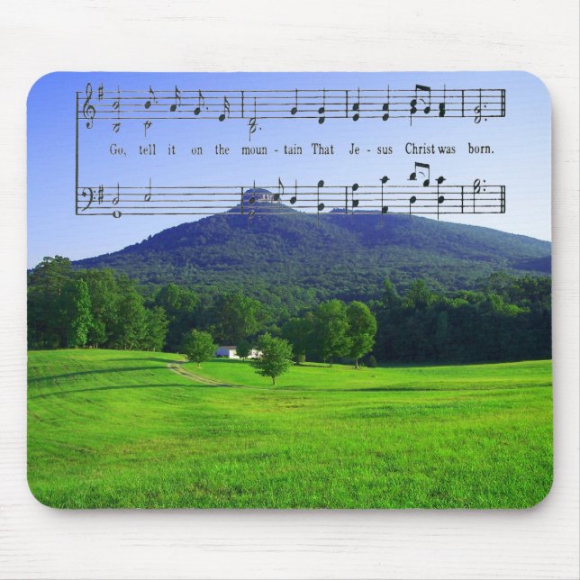 GEHEN SIE SAGEN ES AUF DEM MOUNTAIN-MOUSEPAD MOUSEPAD (Vorne)