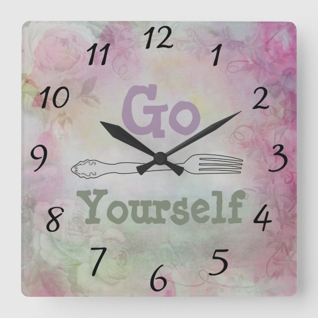 Gehen Sie selbst die Uhr an der Wand durchbrechen (Vorderseite)
