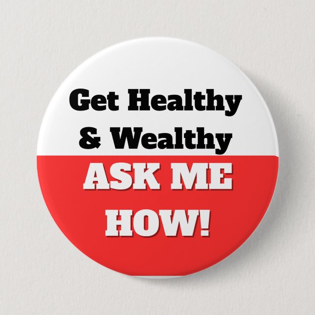 GEHEN SIE SICH UND VERMUTLICH. FRAG MIR, WIE! BUTT BUTTON (Vorderseite)