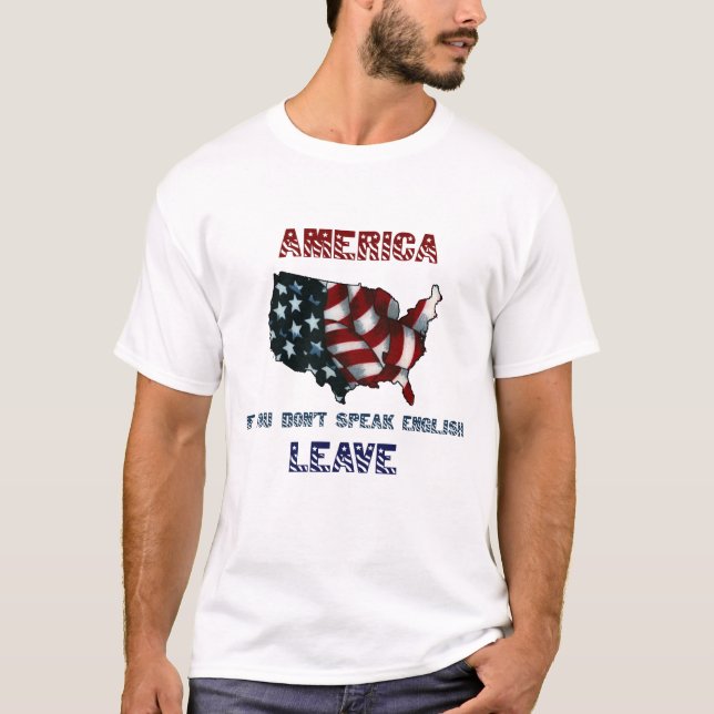 Gehen Sie Spanischen hinaus T-Shirt (Vorderseite)