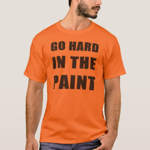 Gehen Sie stark in die Farbe T-Shirt