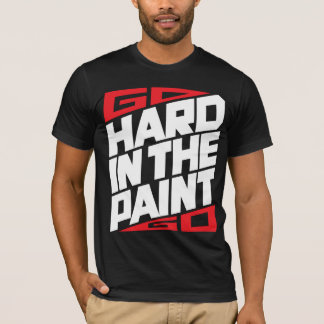 Gehen Sie stark in die Farbe T-Shirt