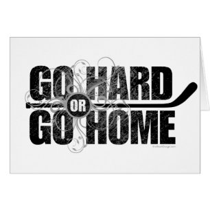 Gehen Sie stark oder gehen Sie Zuhause (Hockey)