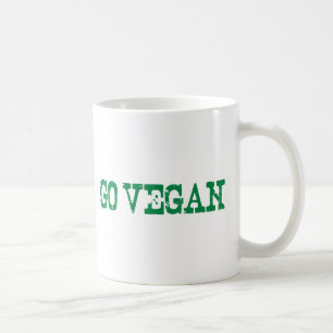 Gehen Sie vegan Tasse