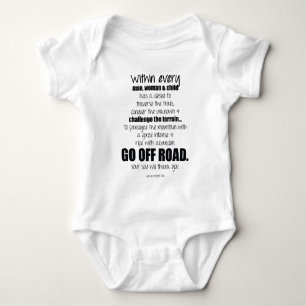 Gehen Sie weg von der Straße.  Ihr Soul dankt Baby Strampler