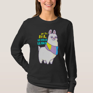 Gehen Sie zu Bed No Probllama Niedlich Llama Pajam T-Shirt