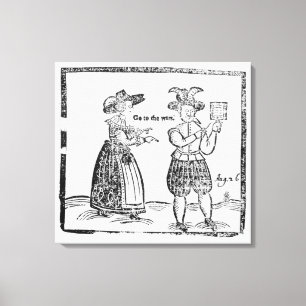 Gehen Sie zu den Kriegen, Illustration aus einem P Leinwanddruck