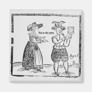 Gehen Sie zu den Kriegen, Illustration aus einem P Magnet