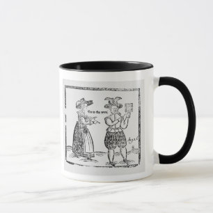 Gehen Sie zu den Kriegen, Illustration von einem Tasse