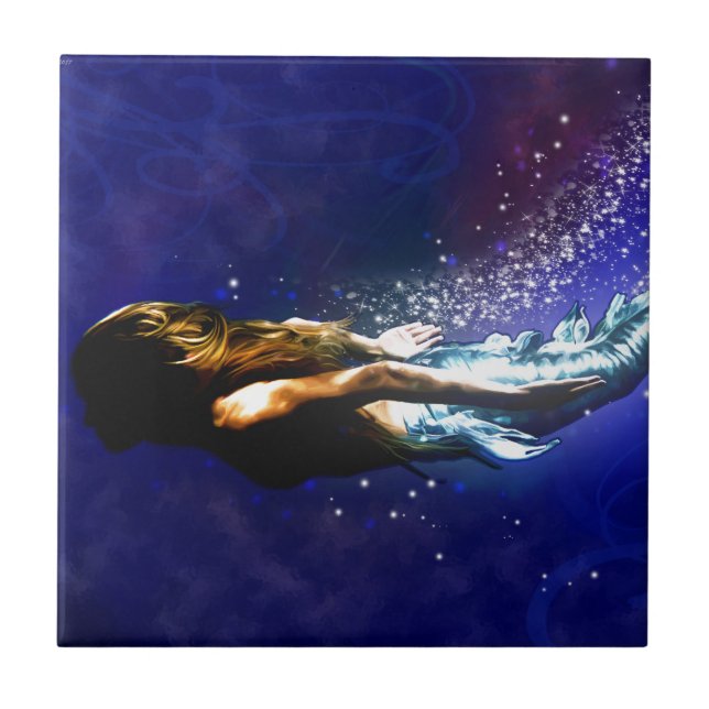 Gehen Sie zum Meer zurück Fliese (Vorderseite)