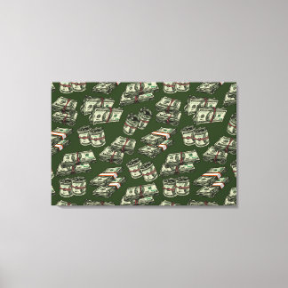 Gehen Sie zur Geldbörse Canvas Leinwanddruck