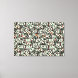 Gehen Sie zur Geldbörse Canvas Leinwanddruck