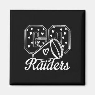 Gehen Sie zurück zur Cheer Raiders High School Spi Magnet