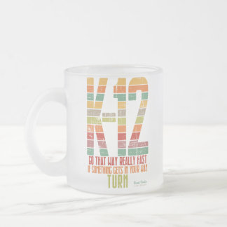 Gehen so… Mattierte Tasse