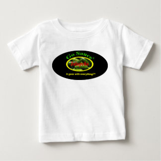 Gehen Soße-Baby-T - Shirt