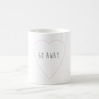 Gehen Tasse weg