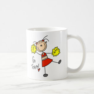 Gehen Team-Cheerleader-Tasse Tasse